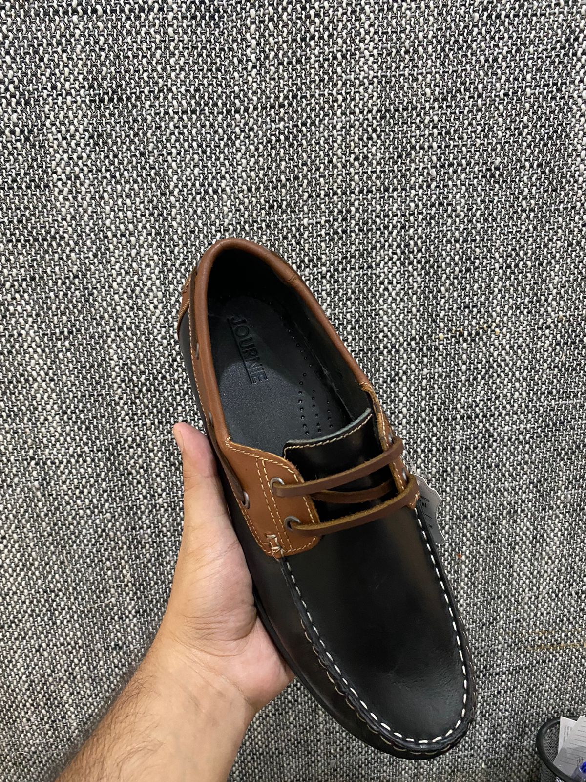 JOURNIE BOAT SHOES - OAK