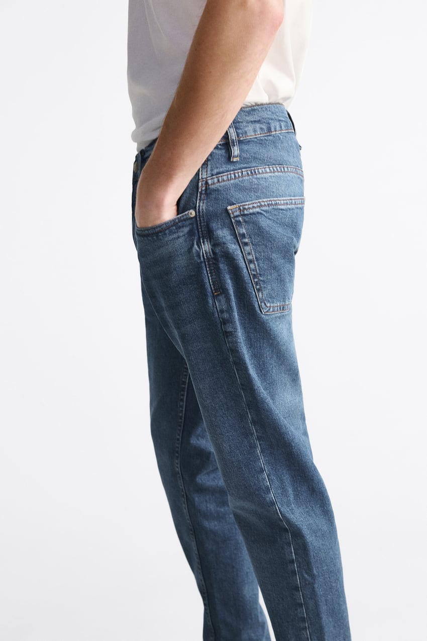 BRANDED DENIM JEANS - BLUE