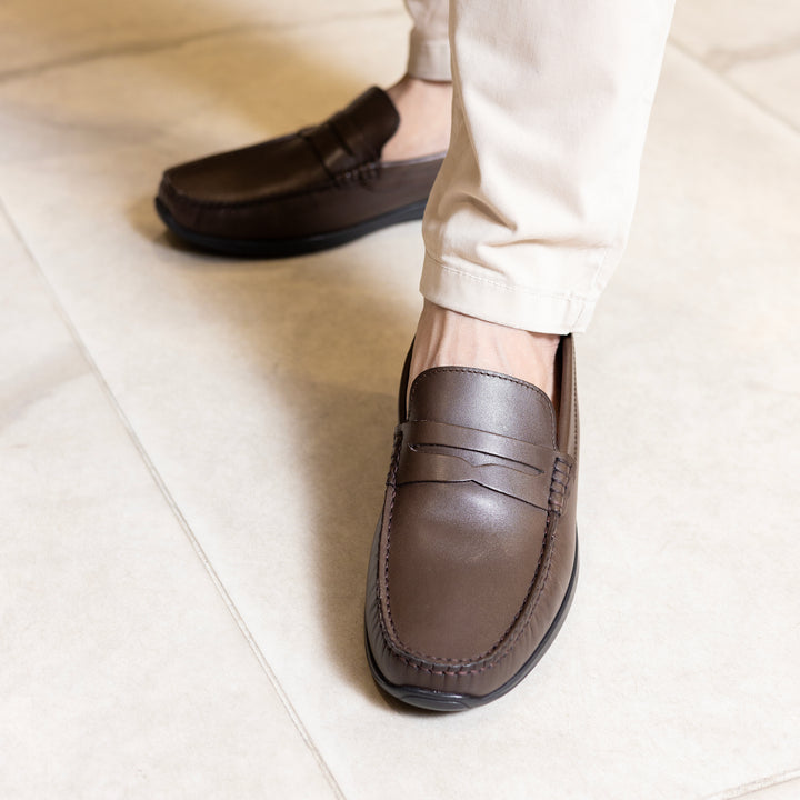 JOURNIE HERITAGE LOAFERS - BROWN (5)