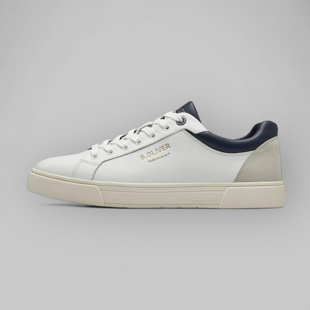 S.OLIVER SNEAKERS - WHITE / BLACK