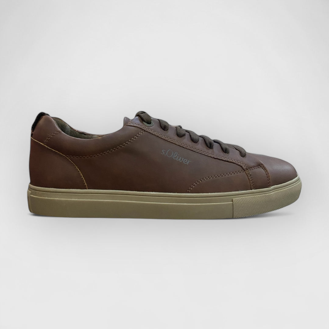 S.OLIVER SNEAKERS - COGNAC