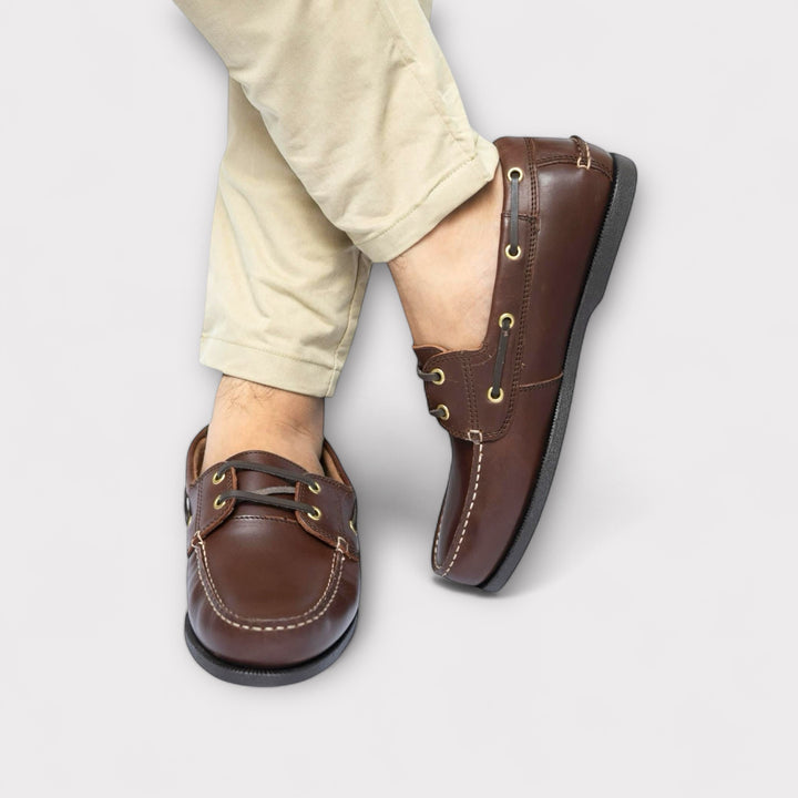 JOURNIE BOAT SHOES - RAISIN