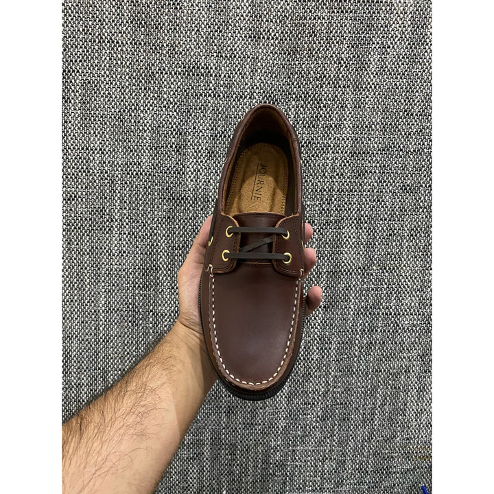 JOURNIE BOAT SHOES - RAISIN