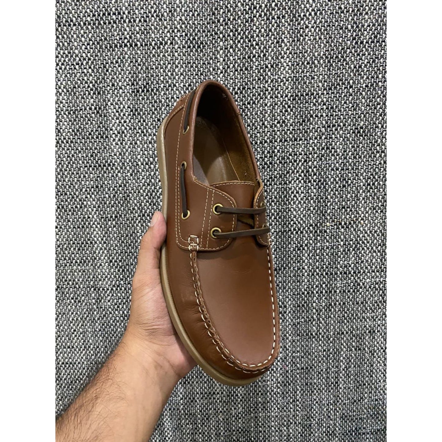 JOURNIE BOAT SHOES - BROWN