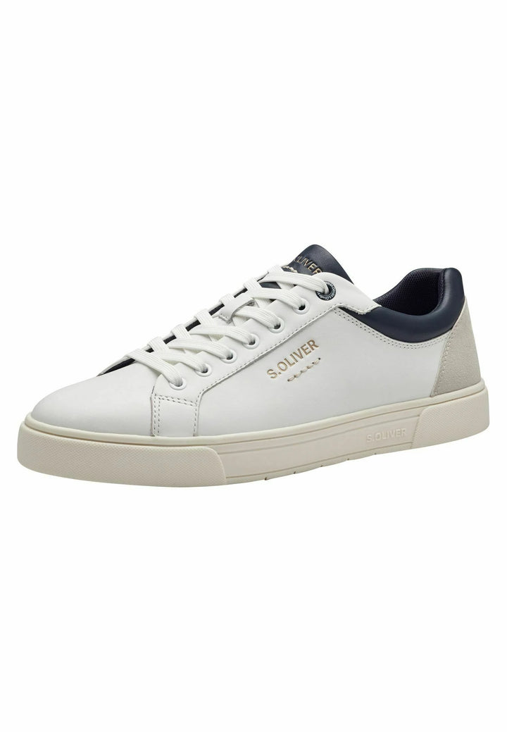 S.OLIVER SNEAKERS - WHITE / BLACK