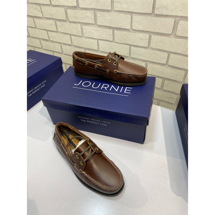 JOURNIE BOAT SHOES - RAISIN