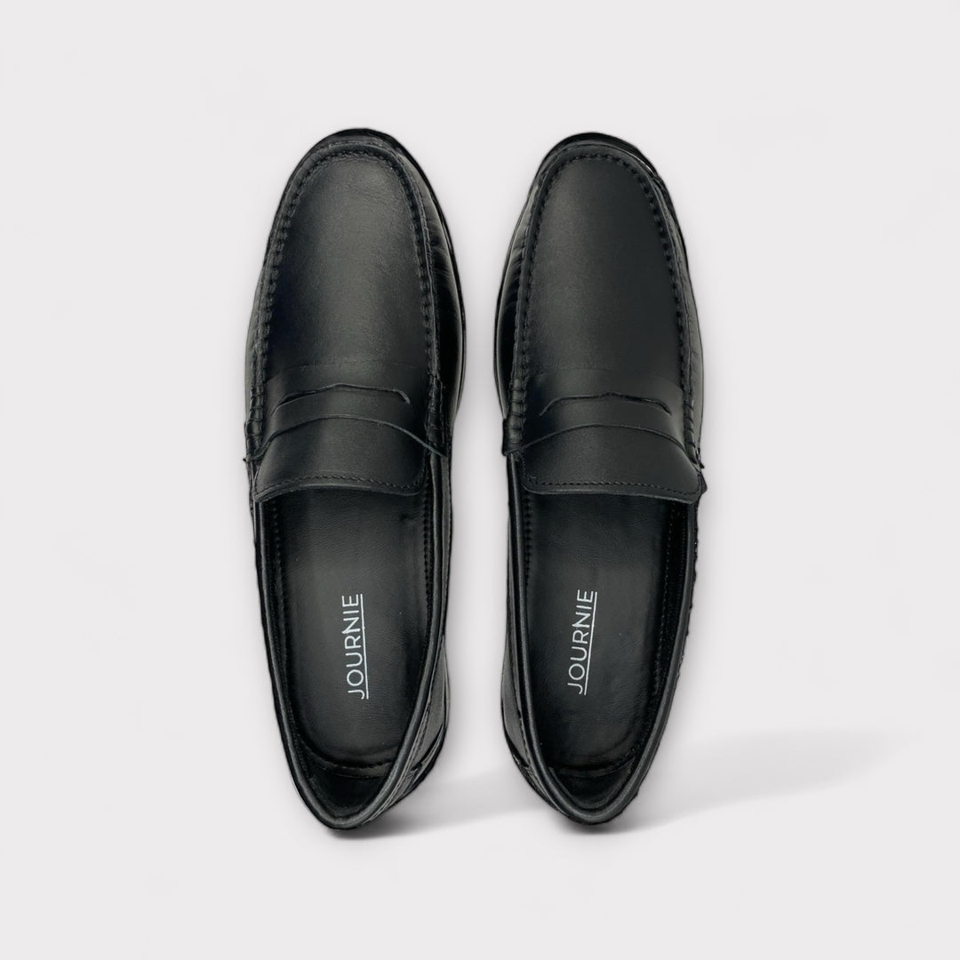 JOURNIE HERITAGE LOAFERS - BLACK