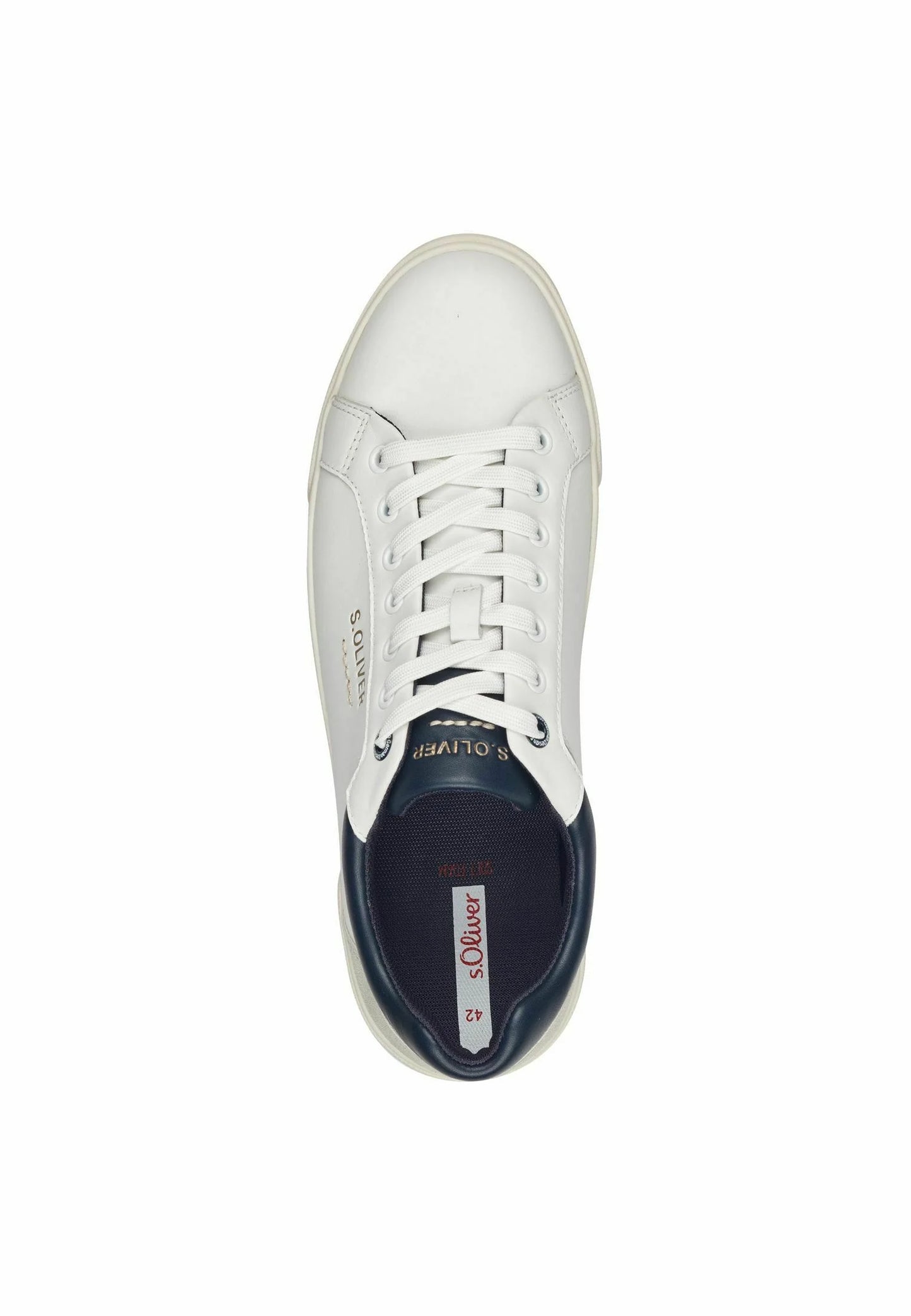 S.OLIVER SNEAKERS - WHITE / BLACK