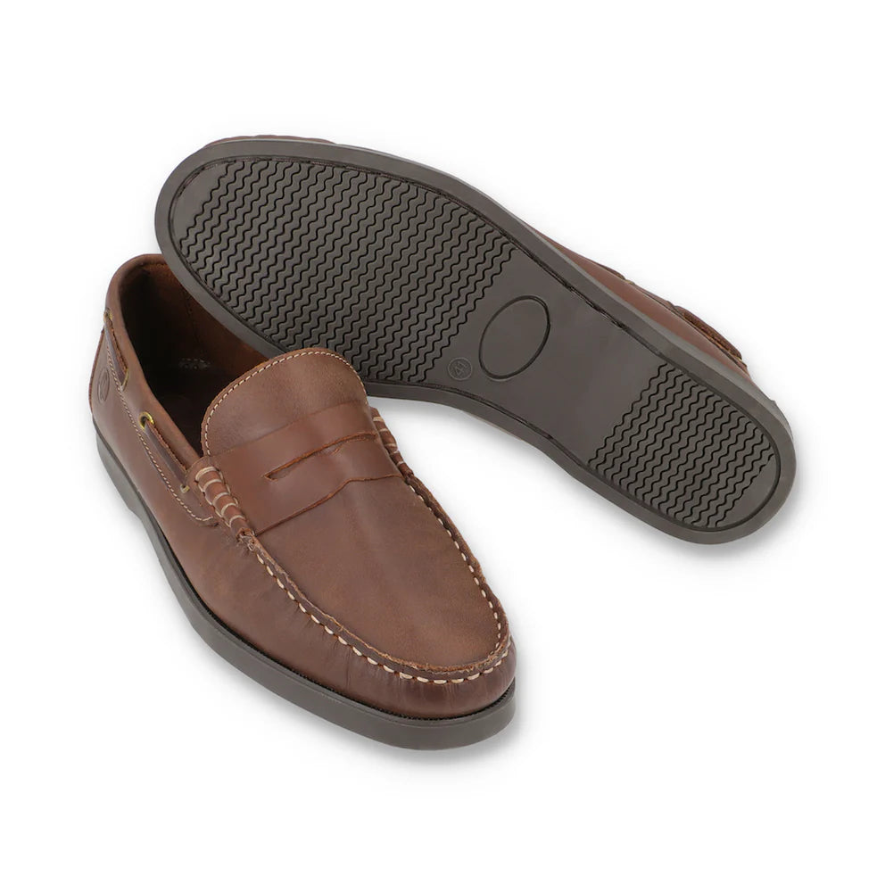 HAMMER & SMITH STERLING PENNY LOAFERS  - RAISIN