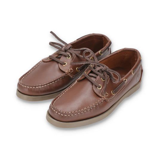 HAMMER & SMITH STERLING BOAT SHOES - RAISIN