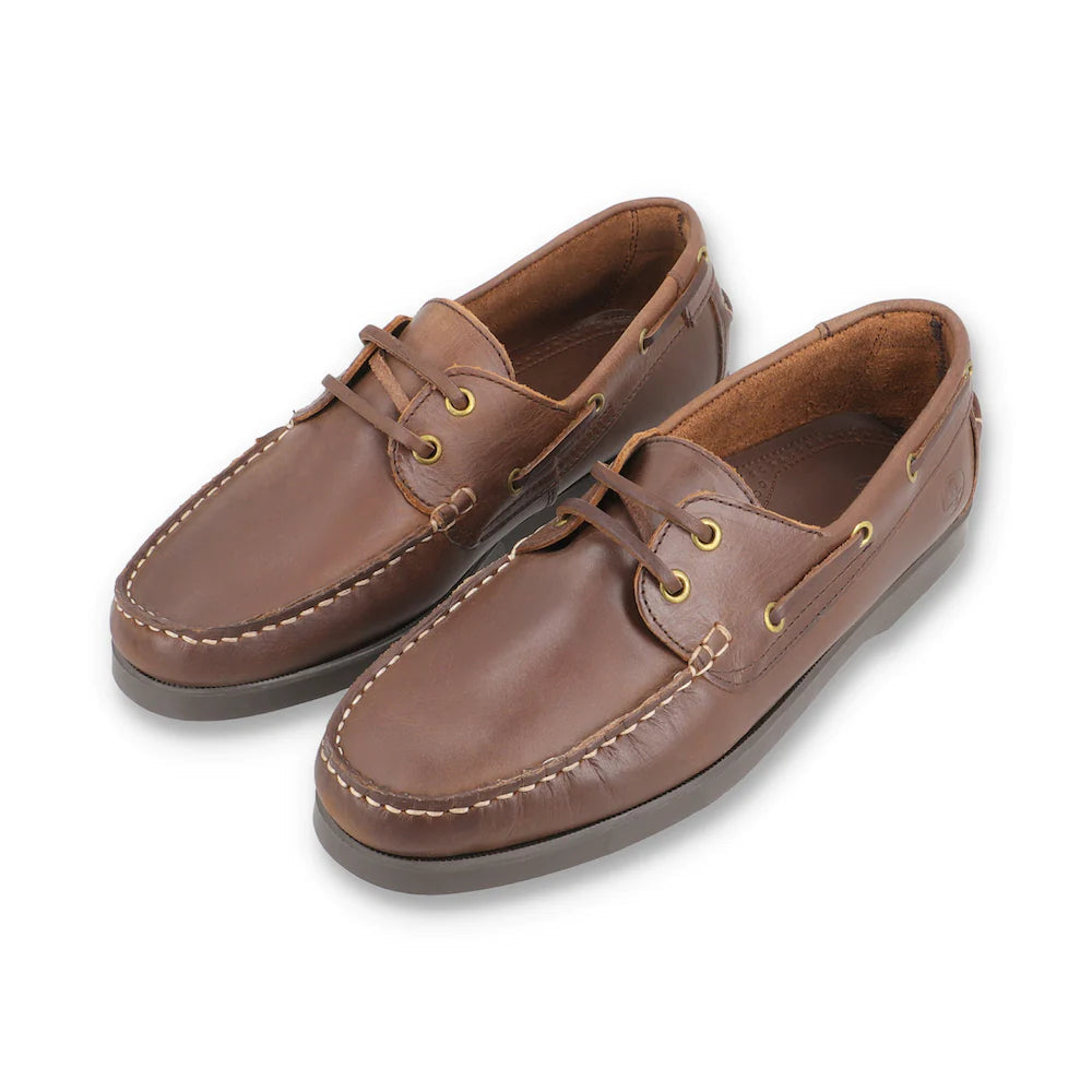 HAMMER & SMITH TIMORO BOAT SHOES - BROWN (1)