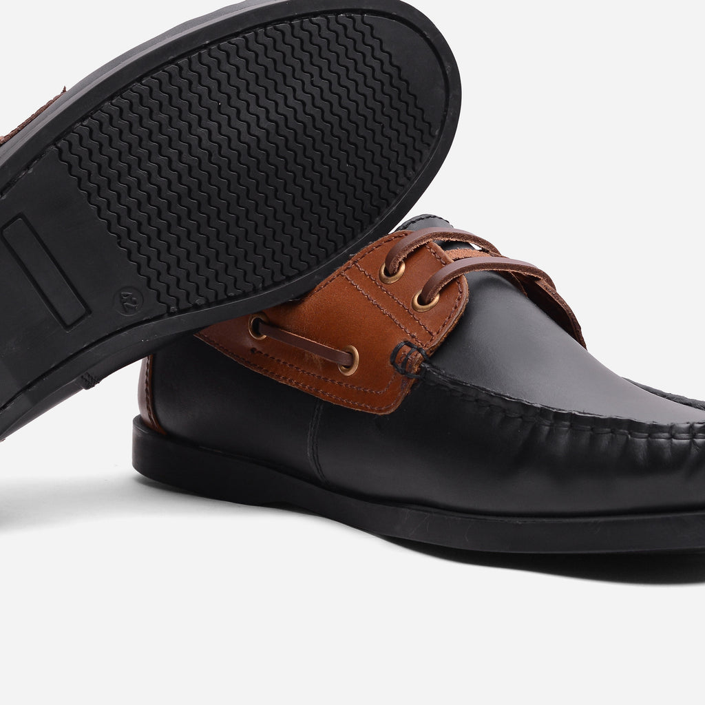 JOURNIE BOAT SHOES - OAK 2.0