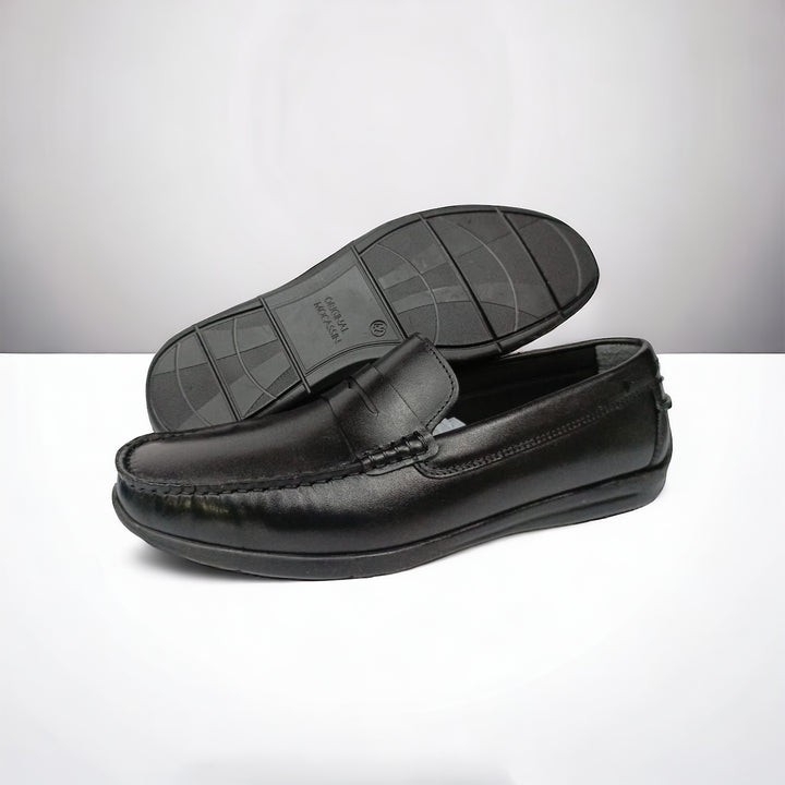 JOURNIE HERITAGE LOAFERS - BLACK (6)