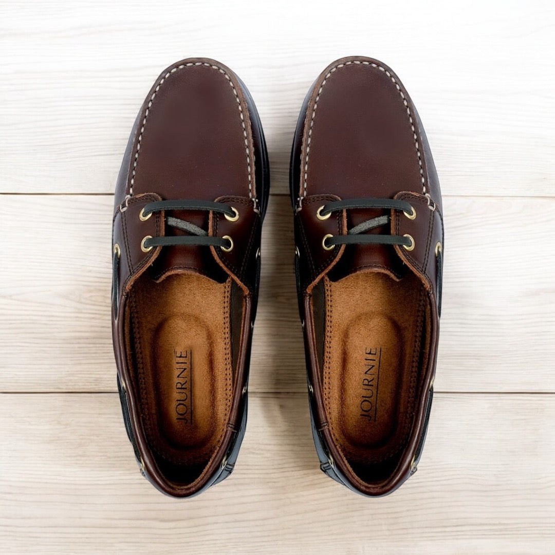 JOURNIE BOAT SHOES - RAISIN