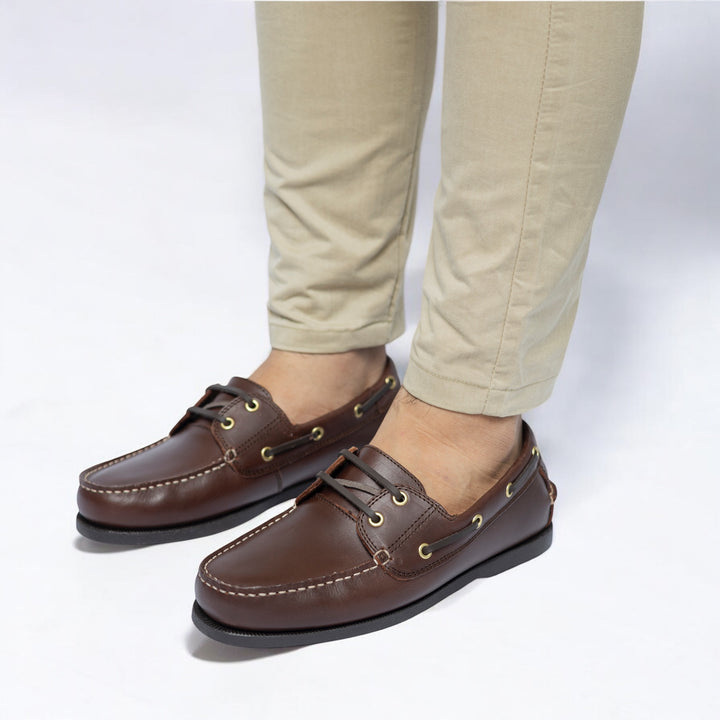 JOURNIE BOAT SHOES - RAISIN