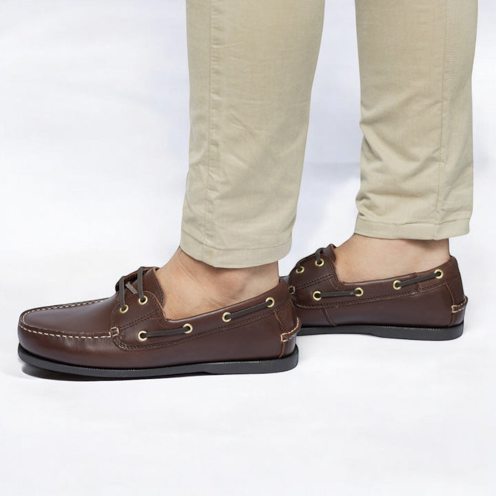 JOURNIE BOAT SHOES - RAISIN