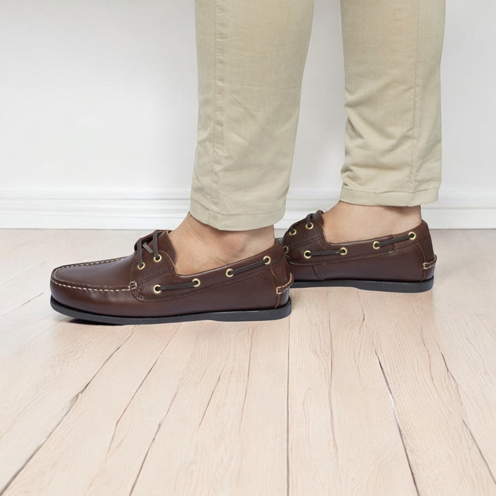 JOURNIE BOAT SHOES - RAISIN