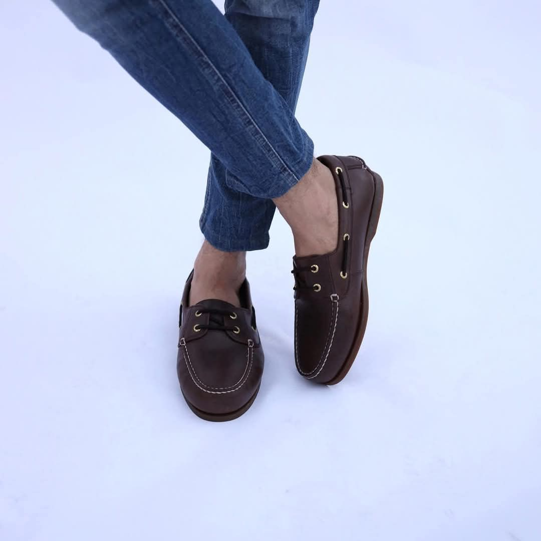 DOCKER BOAT SHOE - RAISIN - Export Left Over