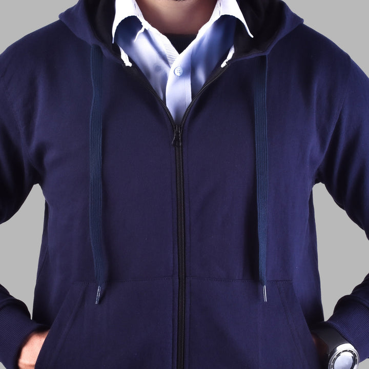 AH FLEECE ZIPPER (NAVY)