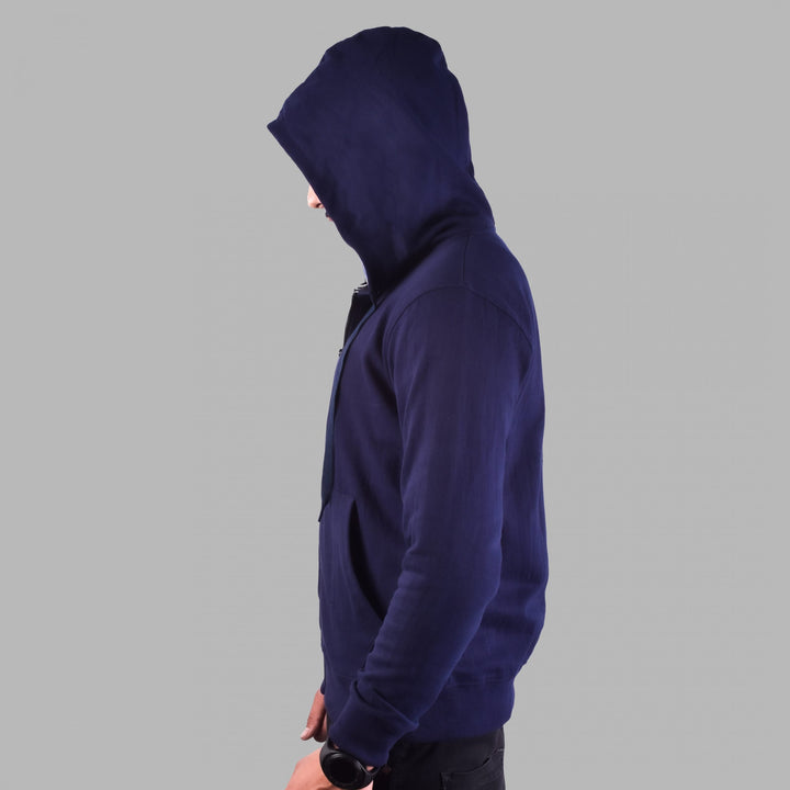 AH FLEECE ZIPPER (NAVY)