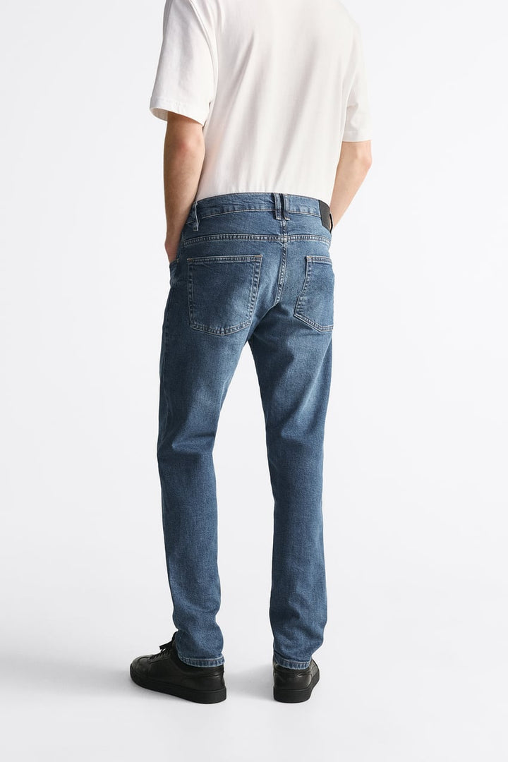 BRANDED DENIM JEANS - BLUE