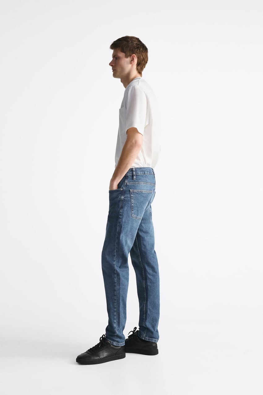BRANDED DENIM JEANS - BLUE