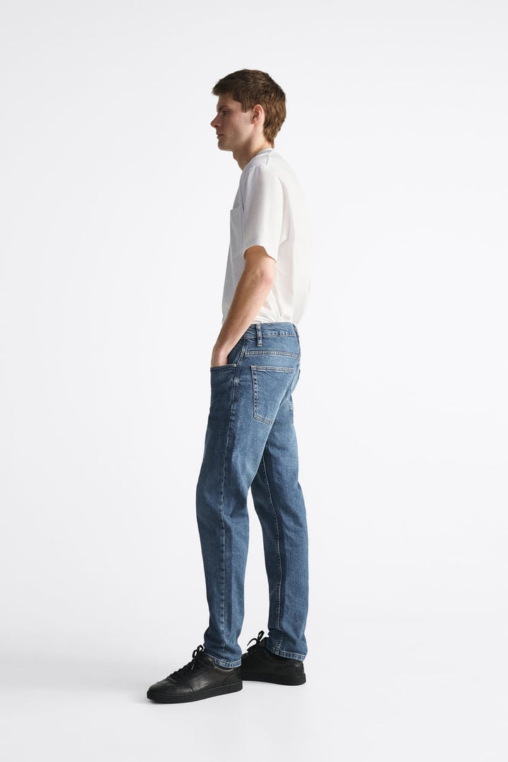 BRANDED DENIM JEANS - BLUE