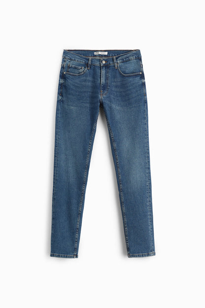 BRANDED DENIM JEANS - BLUE